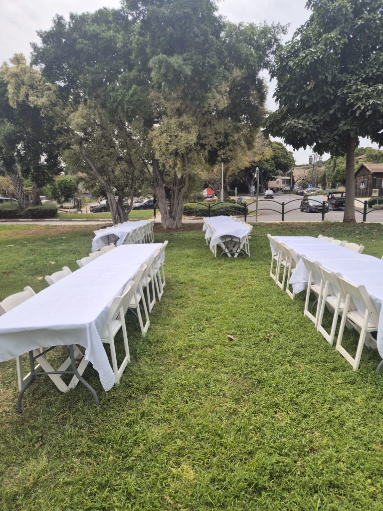 השכרת שולחן מתקפל